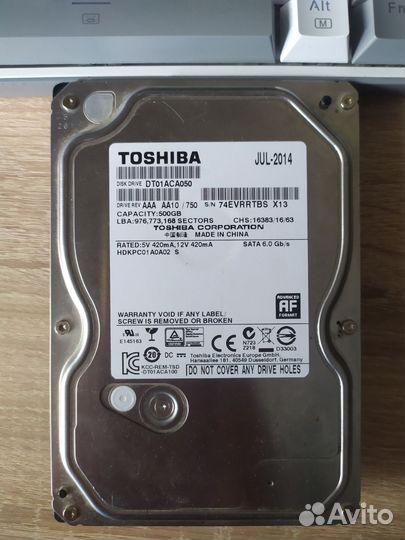 Жесткий диск 500 гб 3.5