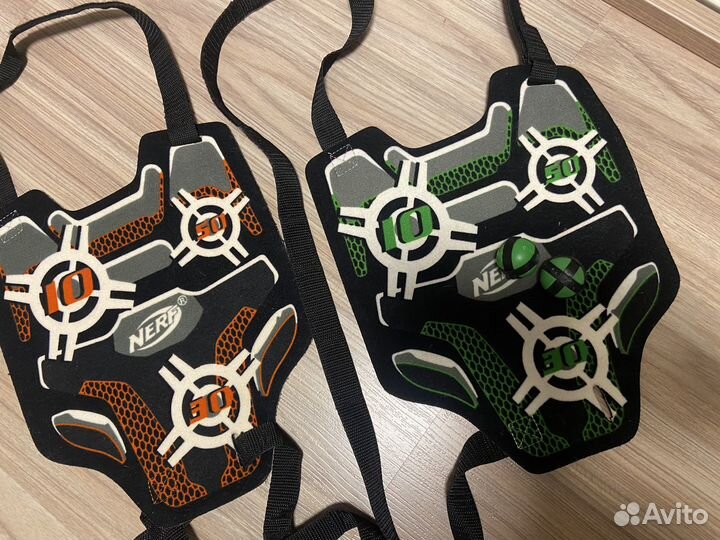 Жилет nerf с шариками липучками