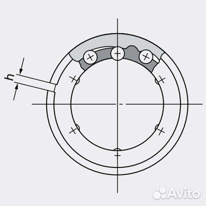 Линейный подшипник в корпусе LM12L-AJ MYT