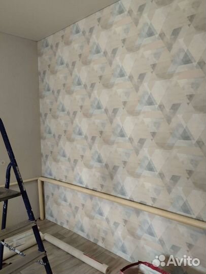 Поклейка обоев