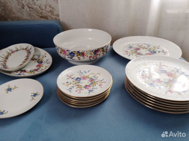 Посуда из фарфорового сервиза ylmenau 1777