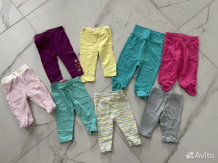 Детские вещи на девочку пакетом 60 62