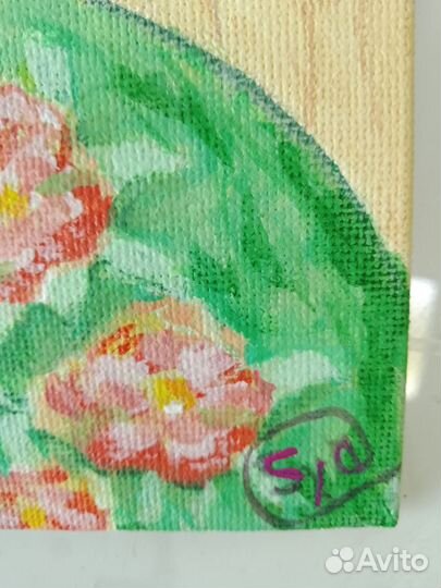 Картина акрилом на холсте