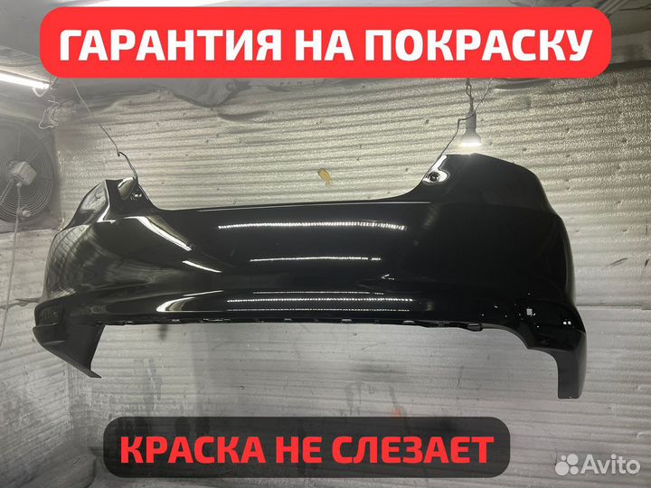 Задний бампер Камри 55 черный(218)