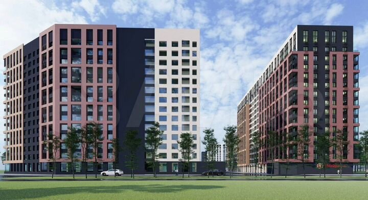 Квартира-студия, 26,7 м², 6/15 эт.