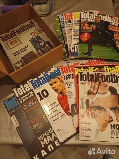 Журналы Total Football (Тотал Футбол) и Зенит 70шт