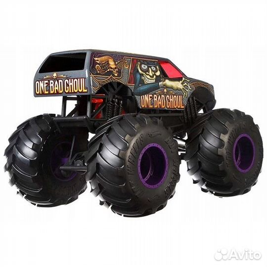 Машинка Hot Wheels Monster Trucks One Bad Ghoul