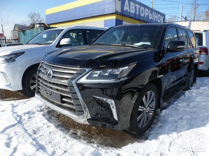 Дефлектор капота (Classic черный ) Lexus LX