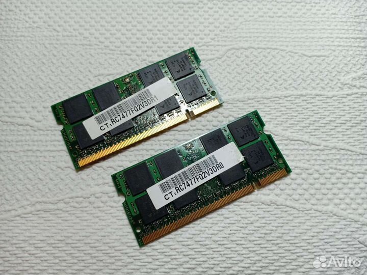 Оперативная память 1GB 2Rx8 PC2-5300S-555-12-E0
