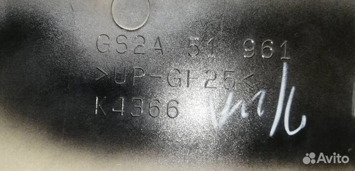 Спойлер дефлектор крышки багажника Mazda Mazda 6 G