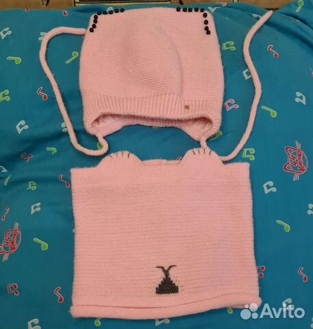 Комплект шапка, шарф