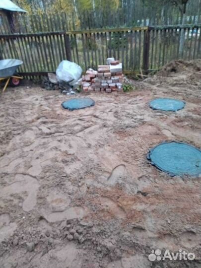 Установка септик из жби колец под ключ