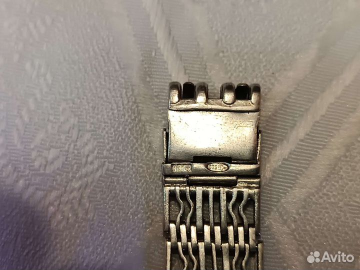 Браслет для часов серебро СССР