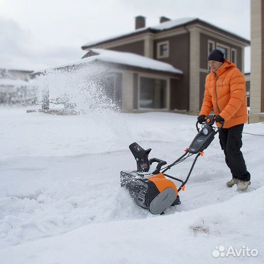 Электрический снегоуборщик daewoo dast 3000E