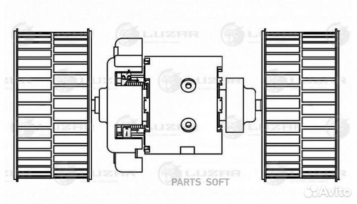 Э/вентилятор отоп. для а/м Mercedes-Benz Actros MP