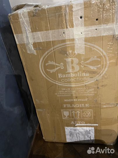 Детская кроватка bambolina raffy с матрасом