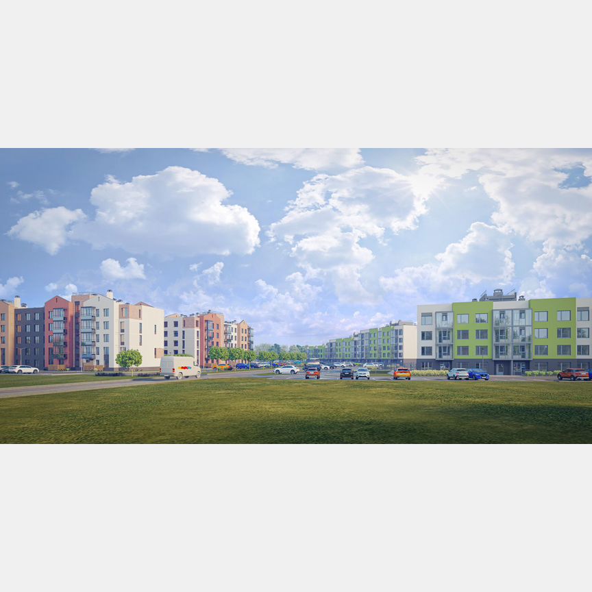 2-к. квартира, 68,3 м², 1/4 эт.