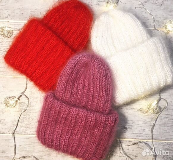 Шапка женская из мохера