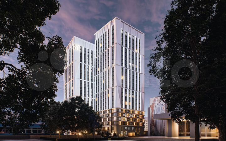 2-к. квартира, 43,4 м², 19/25 эт.