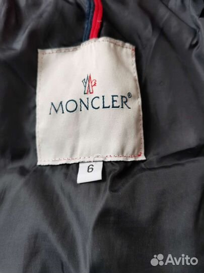 Пуховик Moncler для девочки 110-116