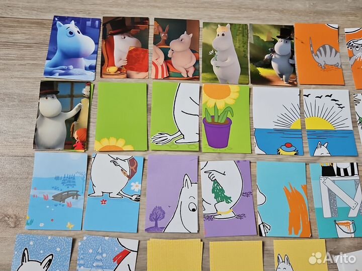 Наклейки для журнала муми- тролли