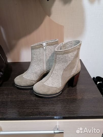 Войлочные ботинки