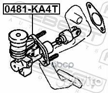 Цилиндр сцепления главный mitsubishi L200 05- 0