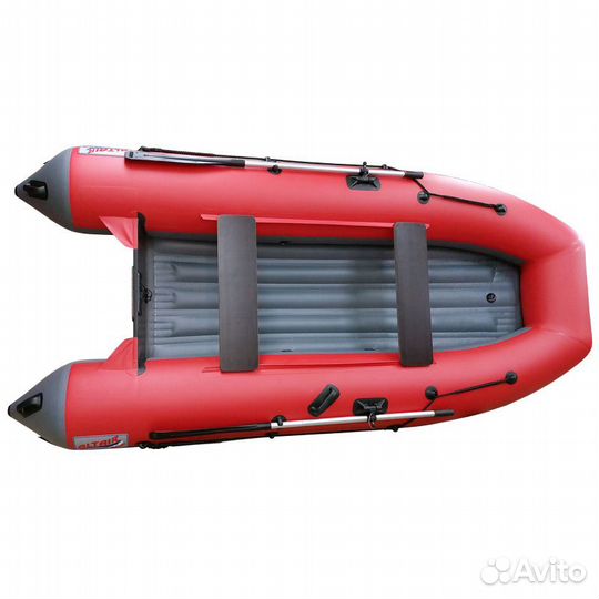 Лодка пвх altair HD-330 нднд, Цвет - Красно-серая