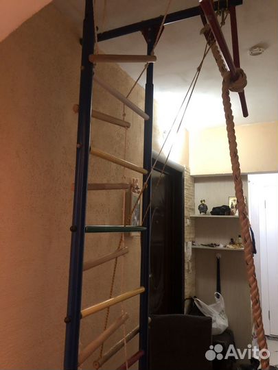 Шведская стенка с турником бу