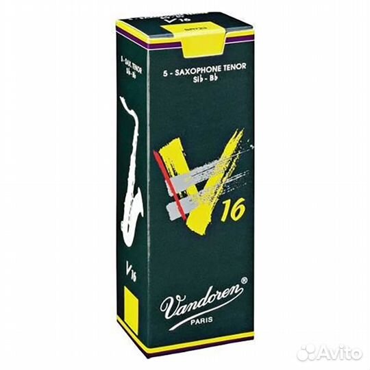 Трости для тенор саксофона Vandoren V16 №2,5 (5 ш