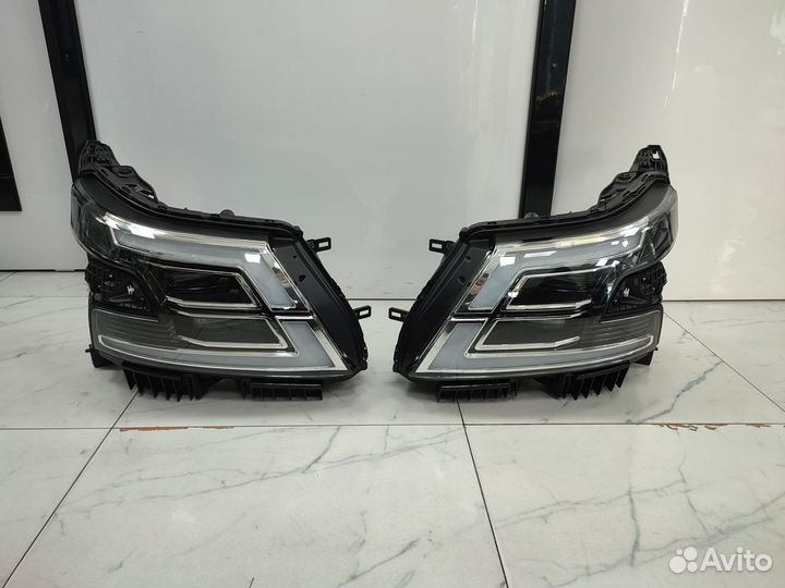 Передние фары Nissan Patrol Y62 2020 рестайлинг