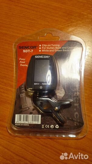 Электронный тюнер для гитары