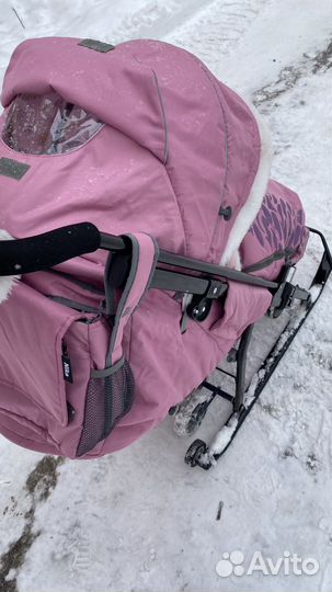 Санки коляска nika kids