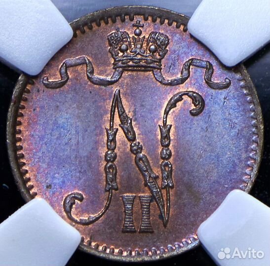 1 пенни 1900 MS 64 RB (в слабе ннр)