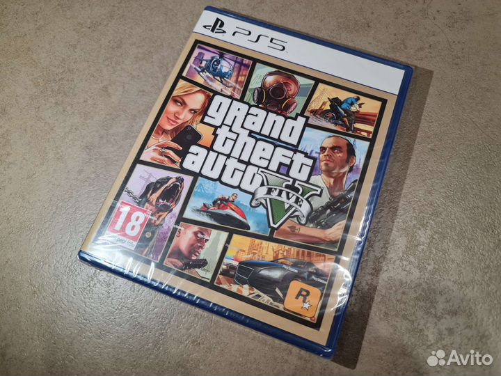 Gta 5 ps5 новый диск /на русском