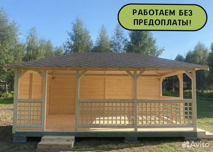 Деревянные беседки для дачи