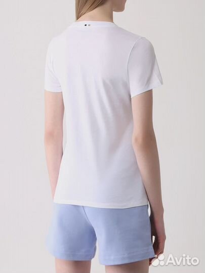 Футболка хлопковая с принтом boss