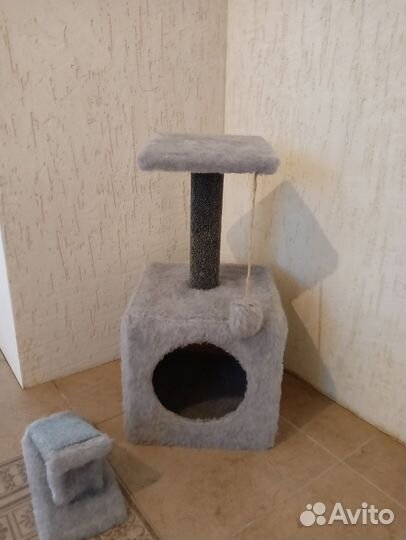 Домик для кошки с когтеточкой