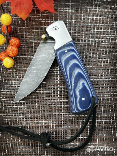 Скл. нож Дамасской стали