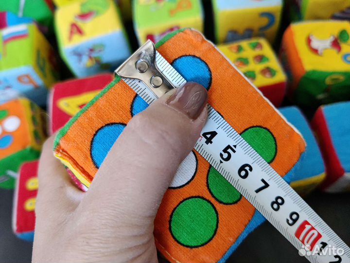 Мягкие кубики мякиши, 25 штук - три размера