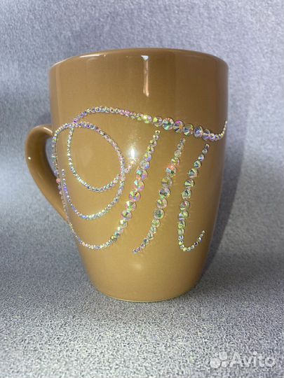 Кружка со стразами