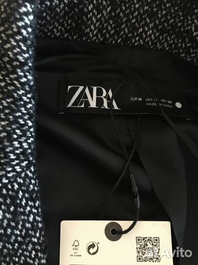 Пальто zara новое