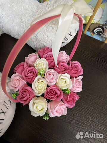 Мыльные цветы букеты