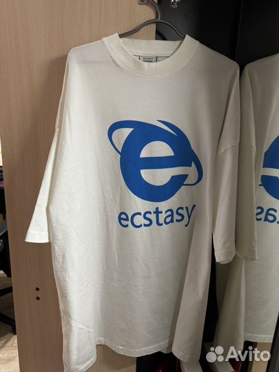 Футболка Vetements ecstasy OG version оригинал