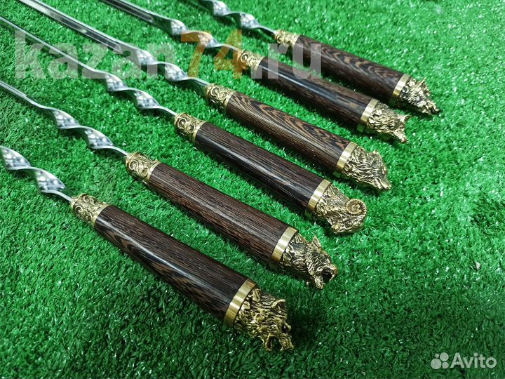 Шампура подарочные дикие звери шампуры