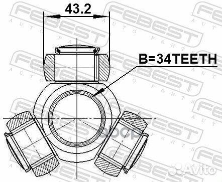 Трипоид audi A3/A3 Sportback (8P) 2003-2013