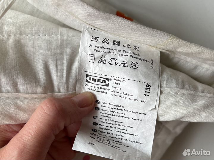 Бортик в детскую кроватку IKEA