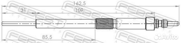 Febest 03642-001 свеча накаливания