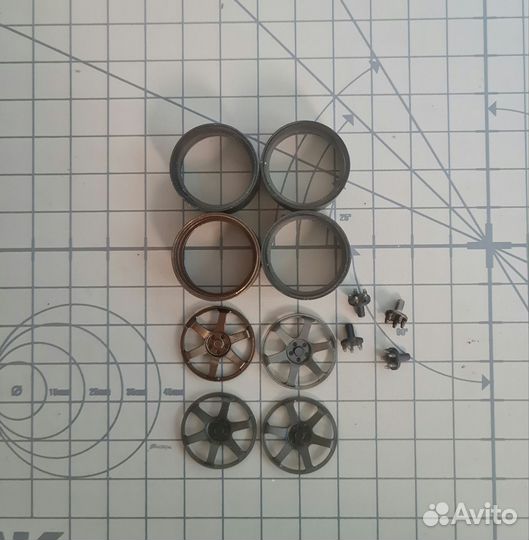 Диски в масштабе 1/24 rays Volk Racing TE37 (19)