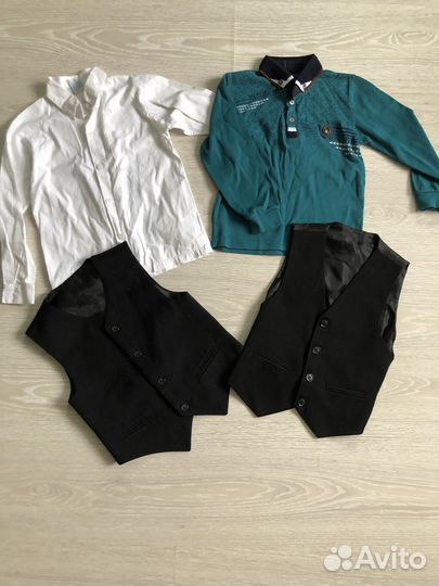 Детские вещи пакетом для мальчика 110 116